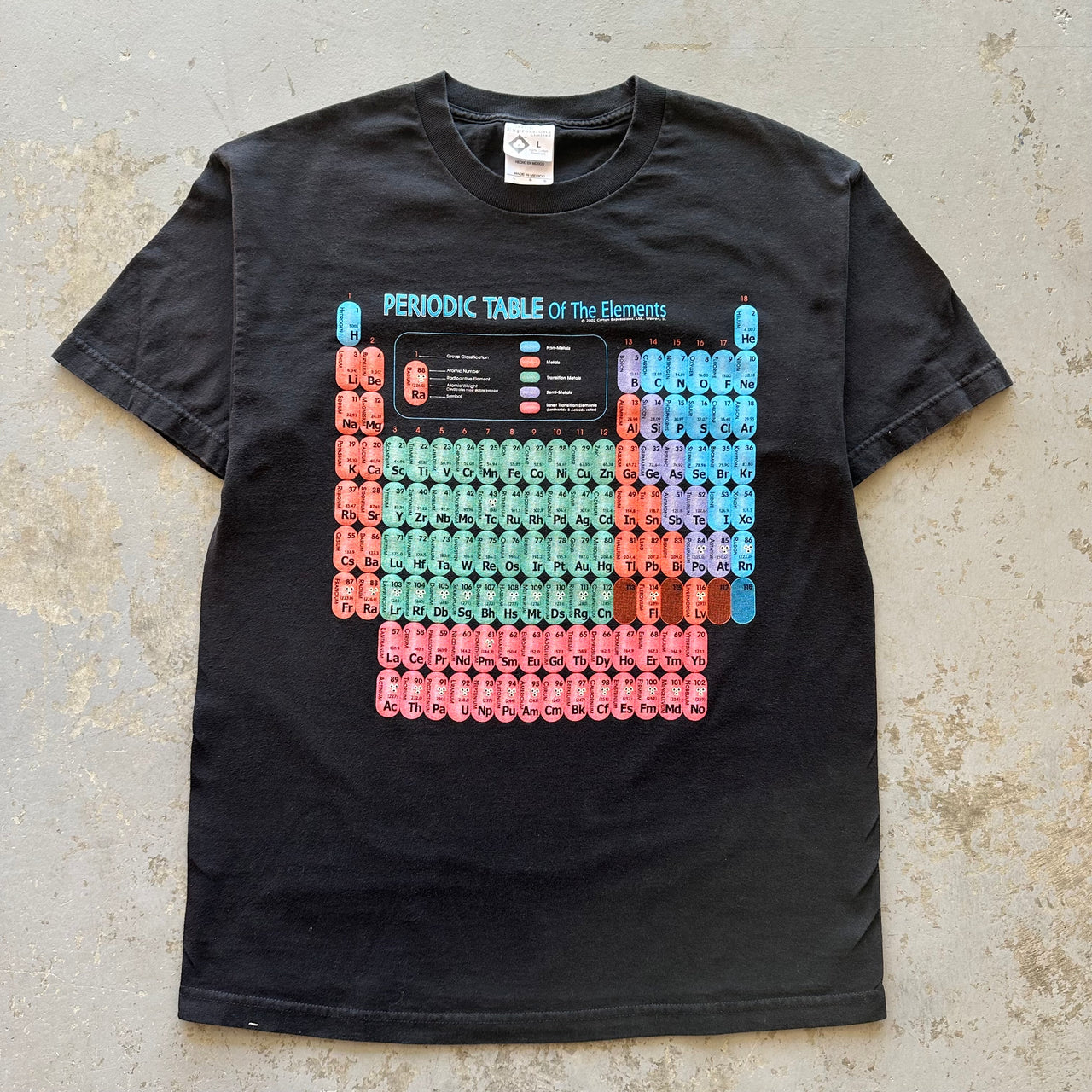 2000’s ELEMENTS OF PERIODIC TABLE TEE L