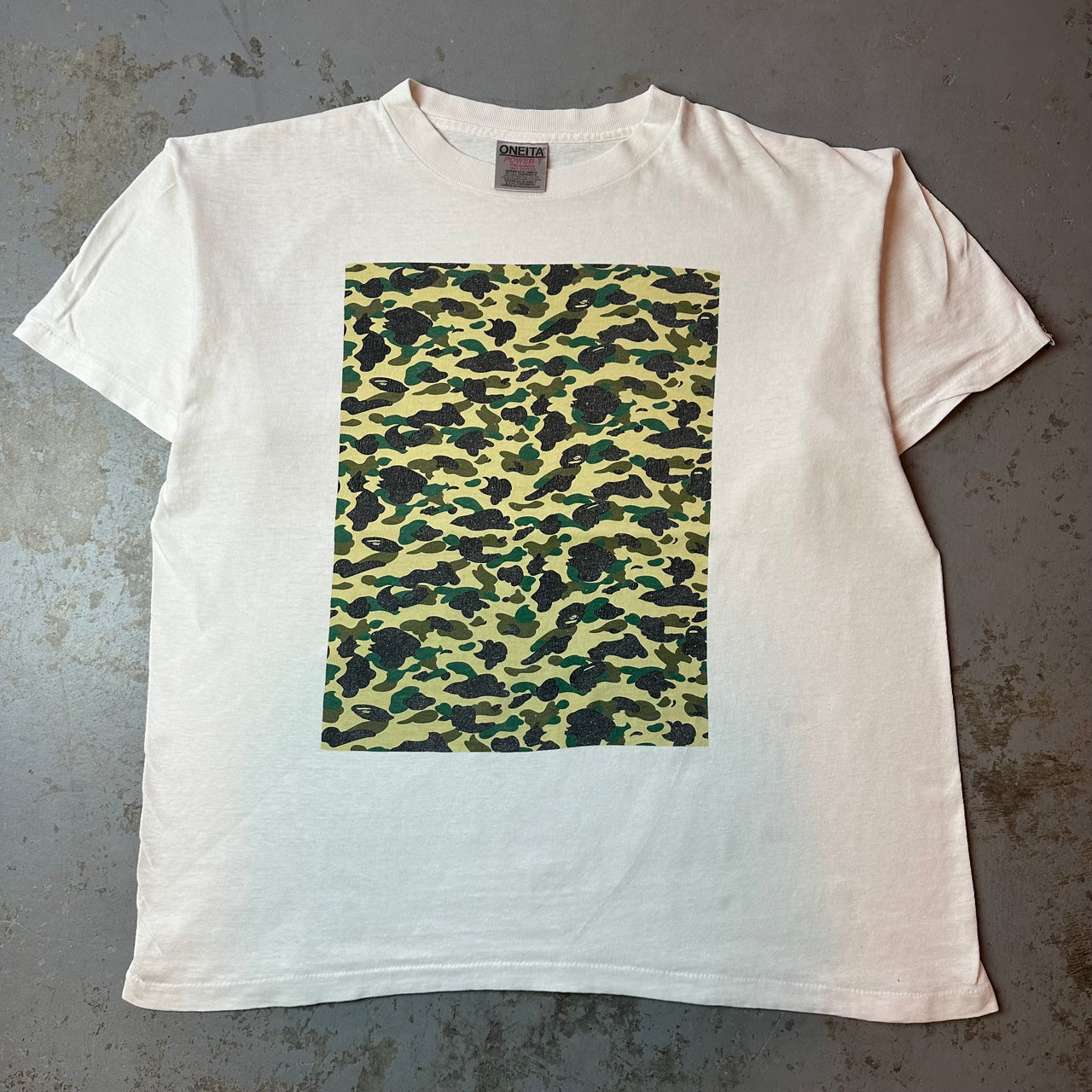 1990’s BAPE BOOT CAMO TEE L