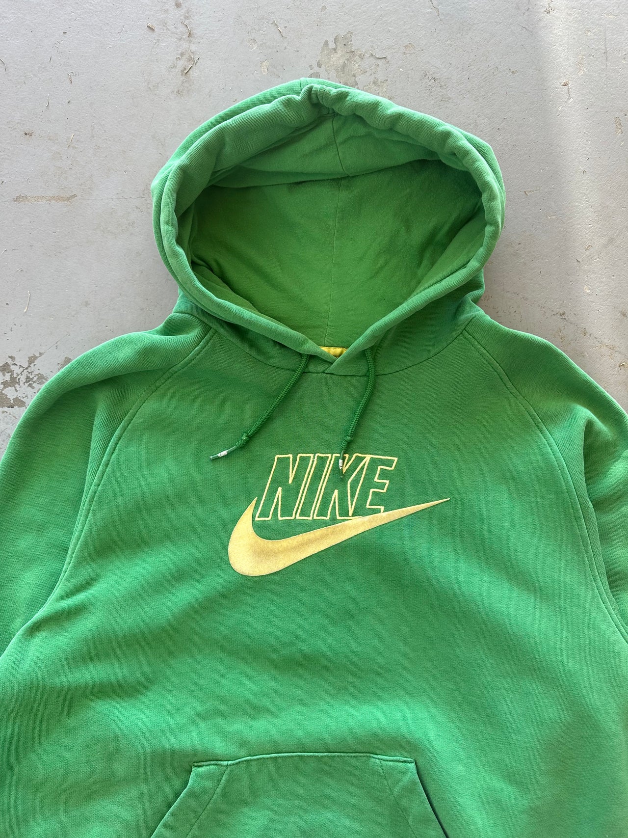 2000’s NIKE Y2K GREEN HOODIE L