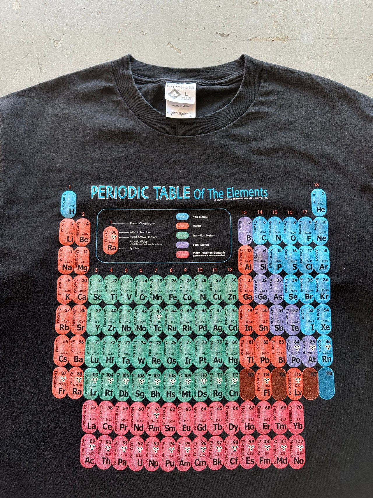 2000’s ELEMENTS OF PERIODIC TABLE TEE L