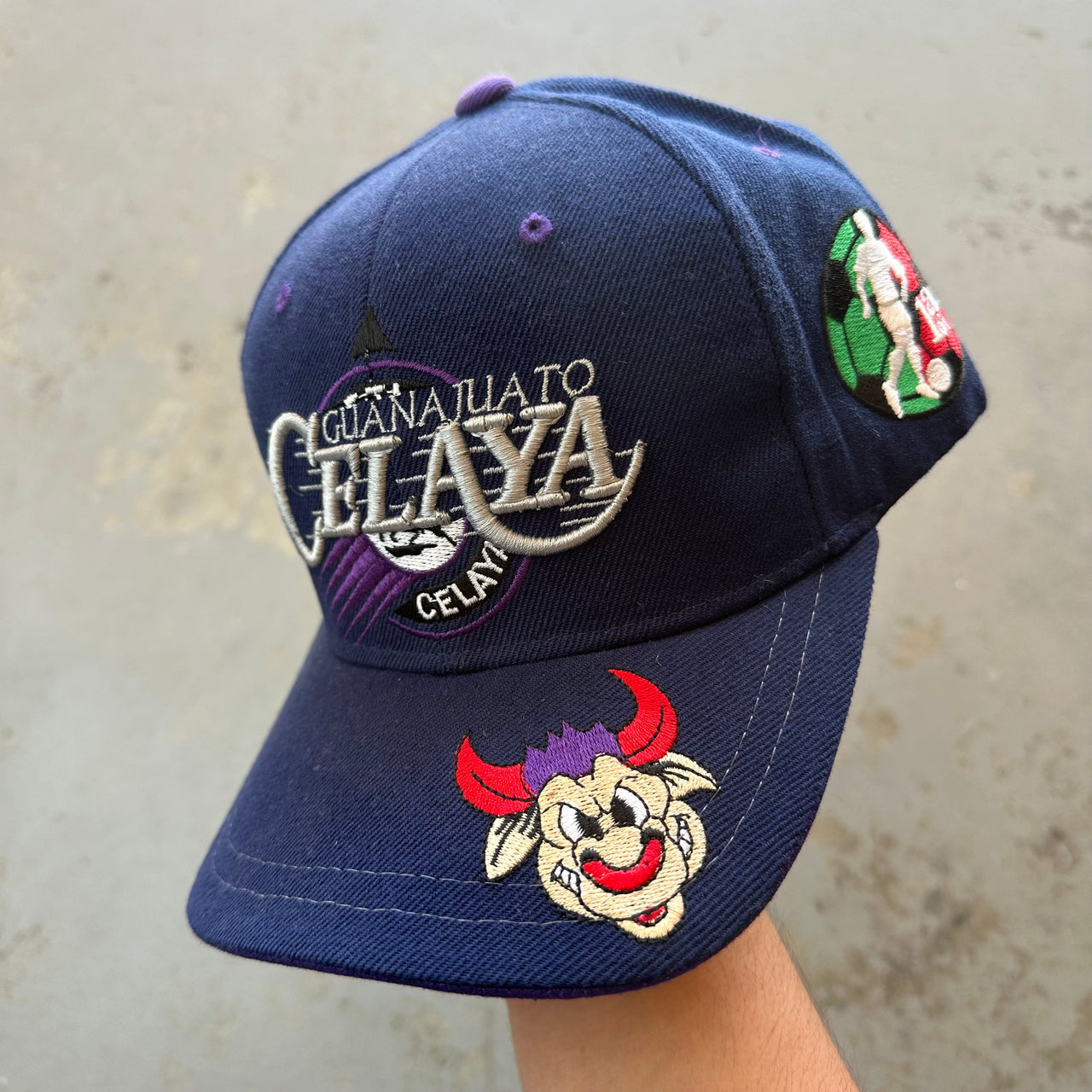 1990’s GUANAJATO CELAYA SOCCER MEXICAN LEAGUE CAP NAVY