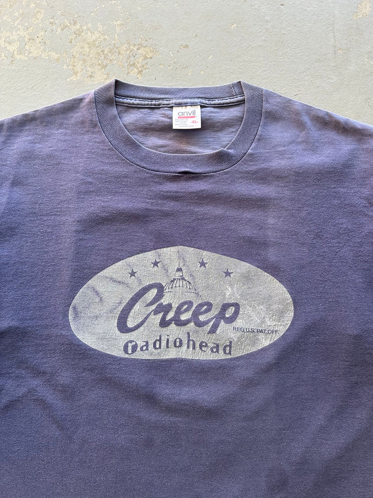 1990’s RADIOHEAD “ CREEP “ NAVY TEE XL