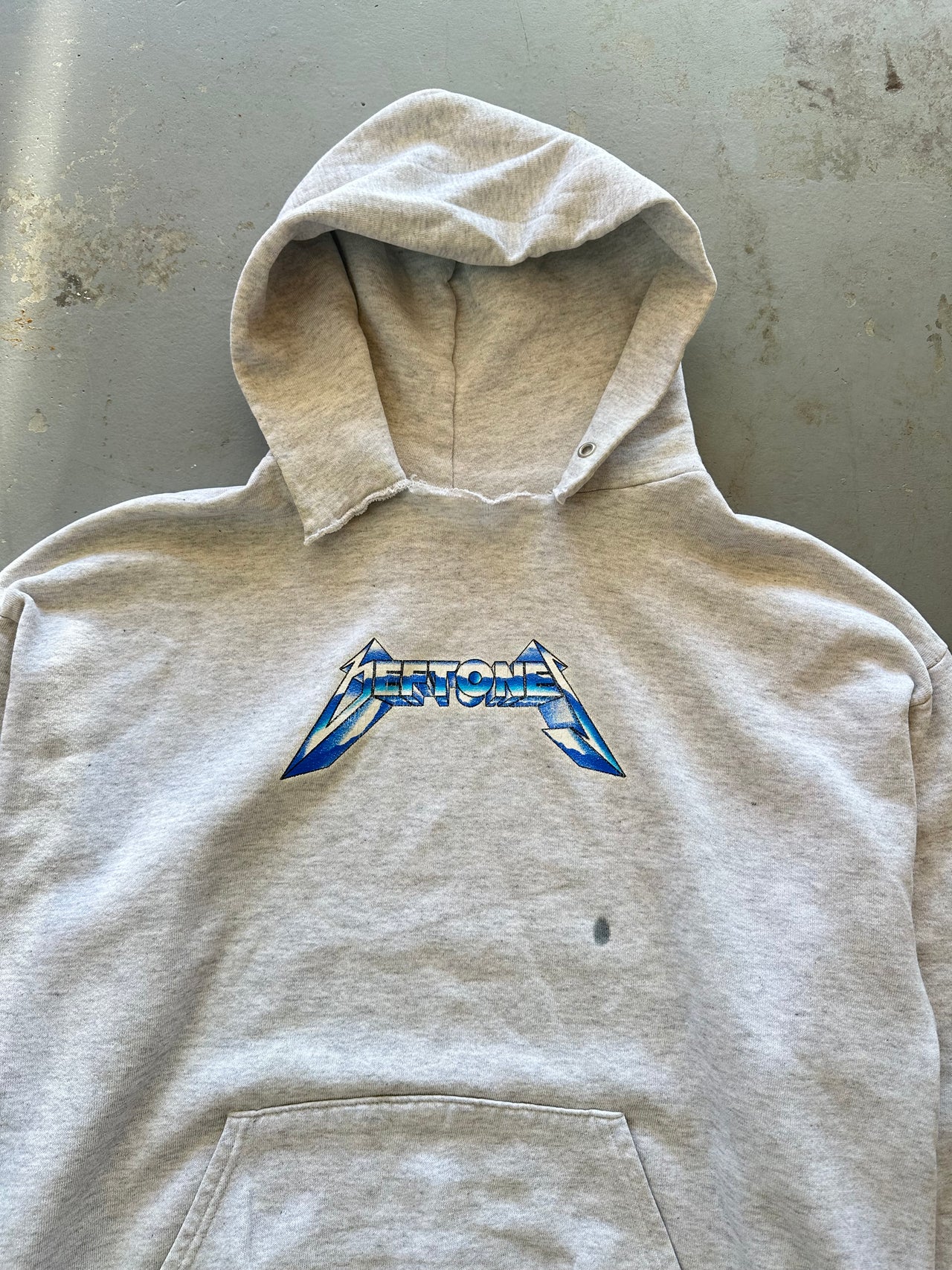 1990’s DEFTONES METALLICA SPELLOUT HOODIE XL