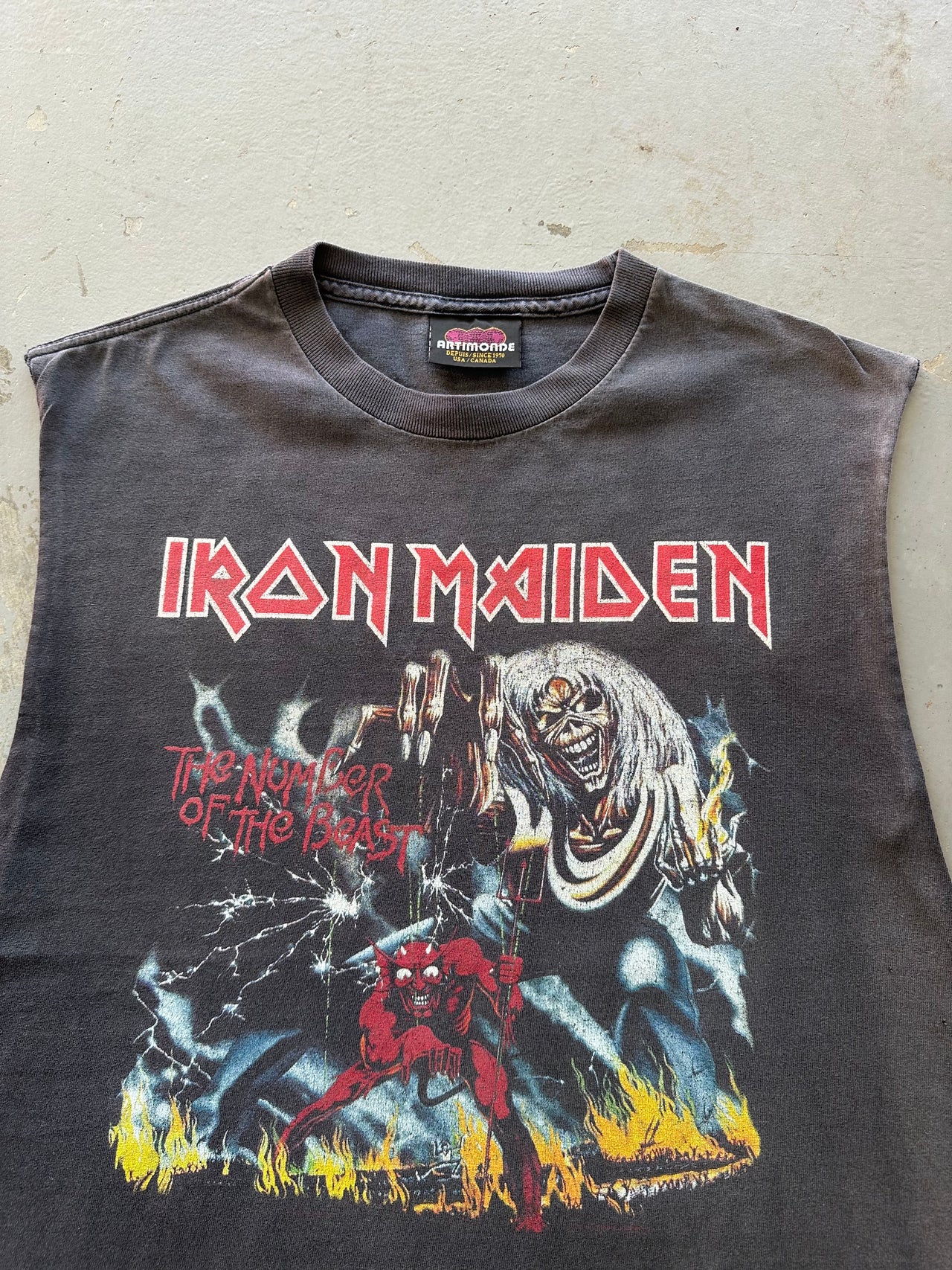 1990’s IRON MAIDEN ARTIMORDE CUT OFF L