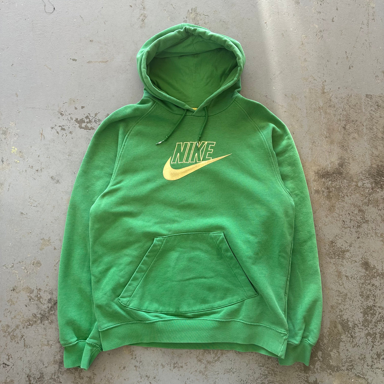 2000’s NIKE Y2K GREEN HOODIE L