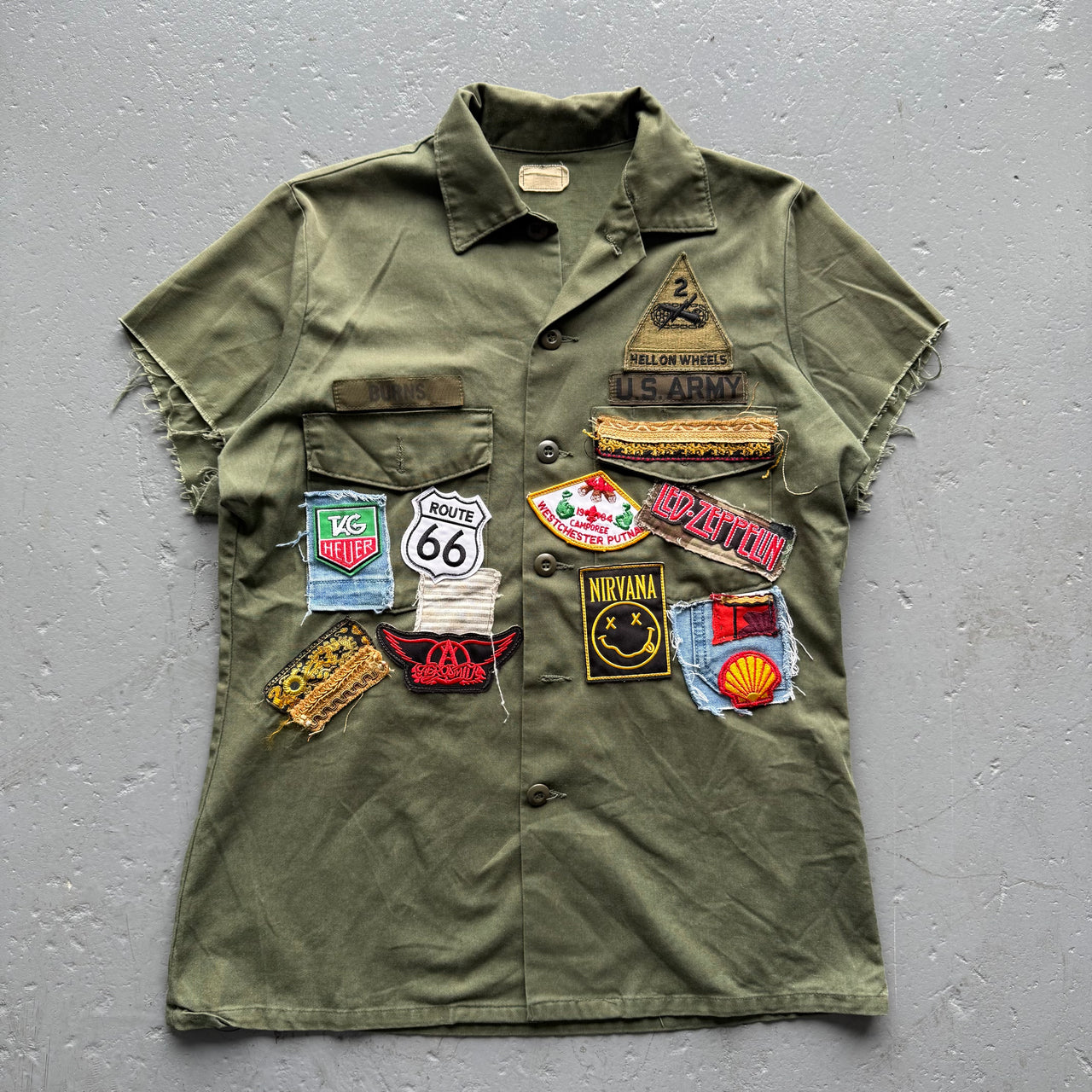 1980’s US ARMY BUTTON UP L