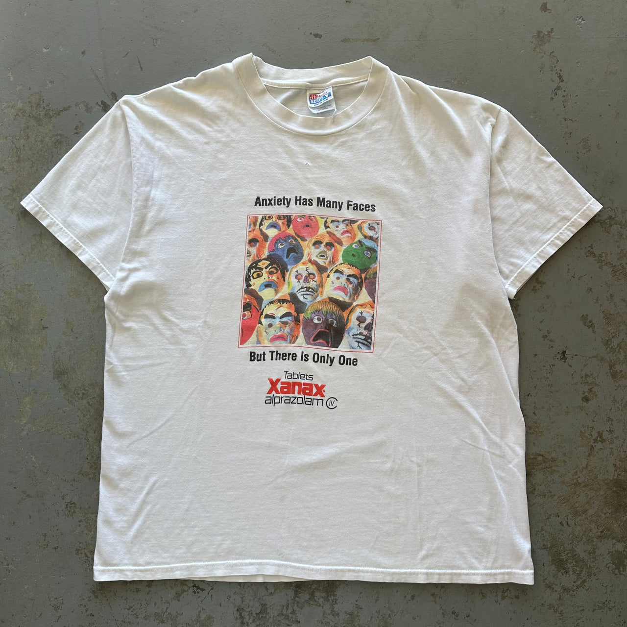 1990’s XANAX FACES TEE XL