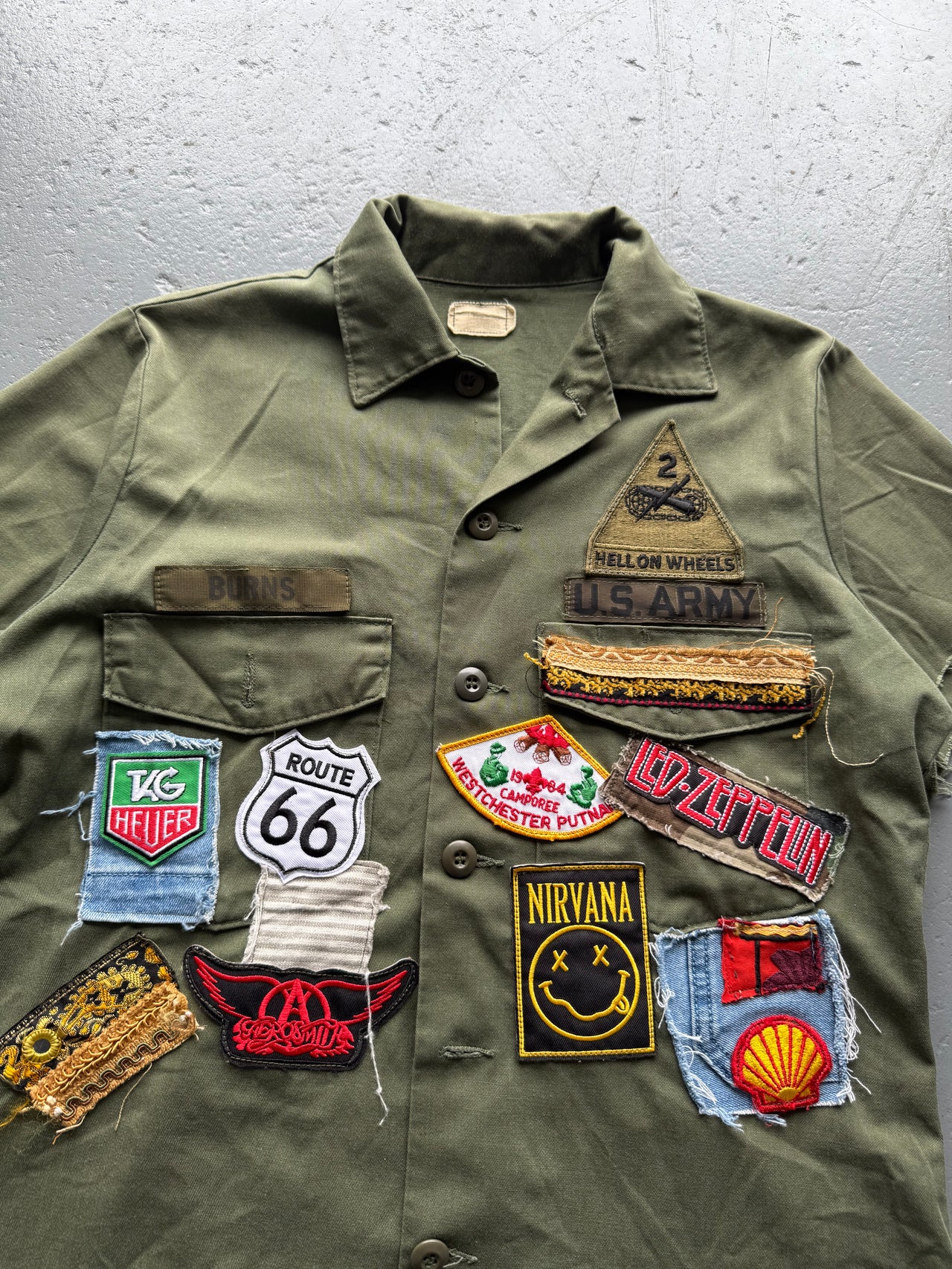 1980’s US ARMY BUTTON UP L