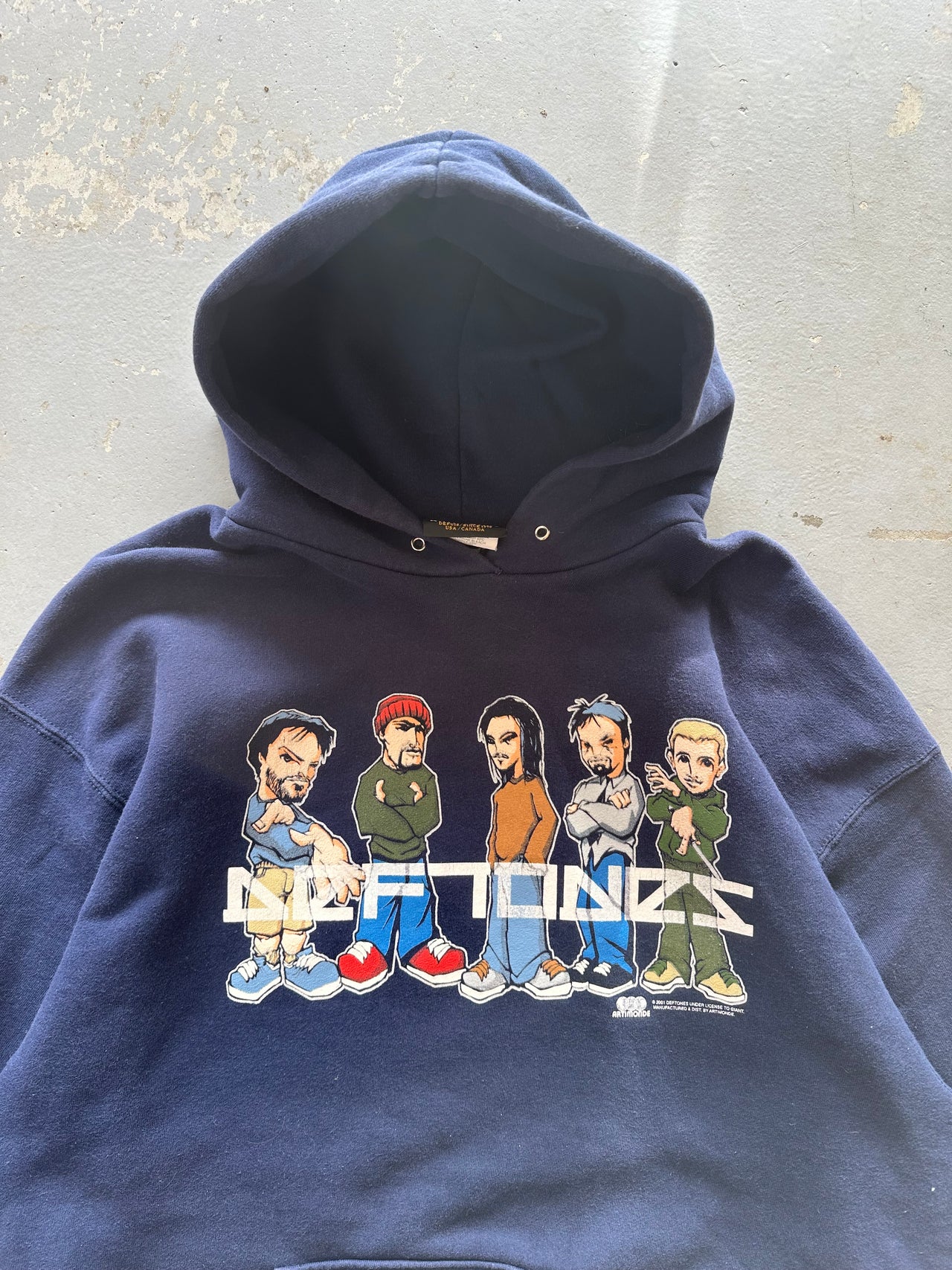 1990’s DEFTONES CARTOON HOODIE XL